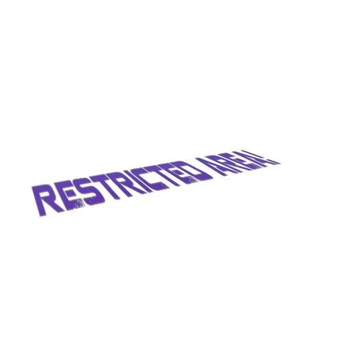 Restricted Area Neon 1